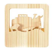 Veilleuse en bois Arche de Noé