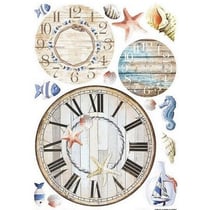 1 feuille de papier de riz 22 x 32 cm Ciao Bella SUMMER TIME 107
