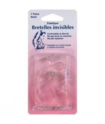 Bretelles invisibles pour soutien-gorges 9 mm - Distrifil Transparent