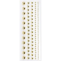 Graine Créative - Bandes de perles adhésives Doré 5 pièces