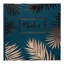 Album photos livre 30 pages noires - Format 25x25cm - PALMA - Bleu - x 2 - Exacompta