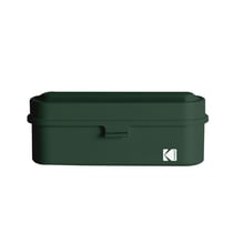 KODAK Film Case (135) - Boîtier Compact en Acier pour 5 Rouleaux de Film 135 mm, Capot Amovible, Design Années 70, Protection Poussière et Humidité - Olive