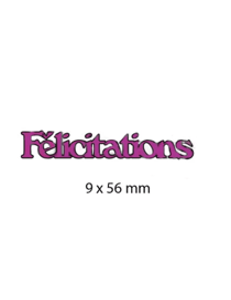 Die texte "Félicitations"