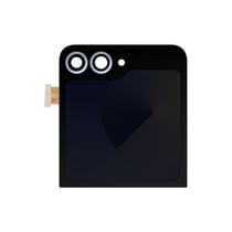 Samsung Vitre arrière pour Samsung Galaxy Z Flip 6 avec Écran Externe Original Bleu Pâle