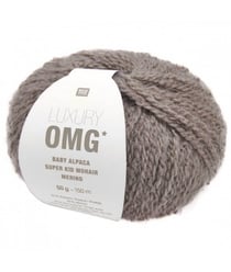 Fil exceptionnel à tricoter Luxury OMG - Rico Design 10 Taupe