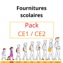 Kit de fournitures scolaires pour un·e élève de CE1/CE2