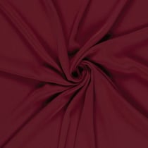 Tissu Crêpe stretch uni Bordeaux