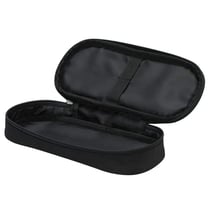 Trousse - Plumier - Noir - 1 compartiment - Fermeture zip - 23x10x5cm - Scolaire