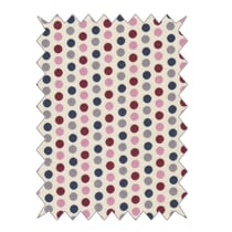 Coupons de tissu en coton à pois multicolore 100x70cm