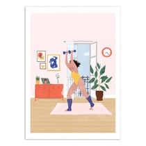 Affiche 30x40 cm - Let's get physical - Maja Tomljanovic