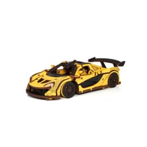 Maquette 3D – Voiture jaune EWA - Graine Creative