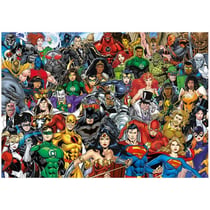 Puzzle 2D 1000 pièces - Super-héros et Méchants DC Comics Justice League - Educa