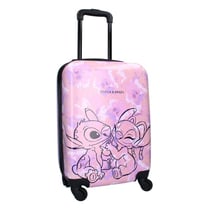 Lilo & Stitch - Valise Trolley Ohana Forever pink 46 cm