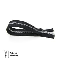 Fermeture éclair Z56 - Prestilon 6 Séparable - noir 60 cm