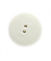 Carte de 3 boutons stries blancs 23mm - Distrifil Blanc