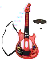 Guitare Électronique Lumineuse avec lunettes et micro Miraculous