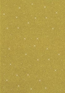 Feuille Caoutchouc 21*29.7 Or Paillette