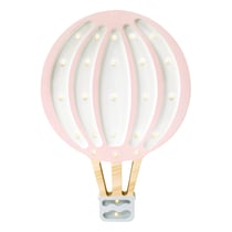 Lampe Veilleuse Montgolfière rose poudré - Little Lights