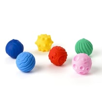 6 balles sensorielles Oxybul