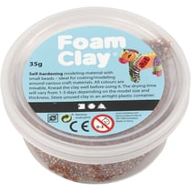 Pâte à modeler autodurcissante Foam Clay - Brun - 35  g