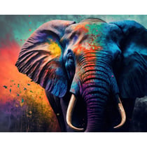 Kit diamond painting Eléphant 40 x 50 cm