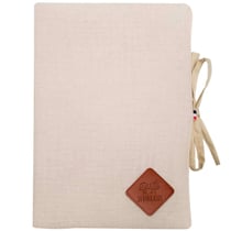 Protège carnet de santé en gaze de coton, Jeanne
