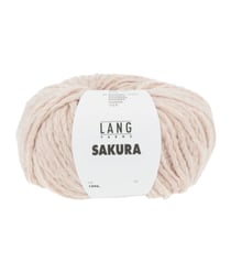 Pelote de Coton SAKURA - Lang Yarns 0009 Rose