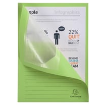 Paquet de 25 chemises à fenêtre Forever 130g/m2 - 22x31cm - Vert Pré - x 16 - Exacompta