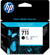 Cartouche d'imprimante HP - n°711 - 80 ml - Noir - CZ133A