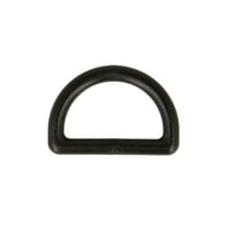 Anneaux en D pour Sangle / bandoulière sac 25mm noir