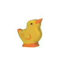 Figurine Poussin, tête haute