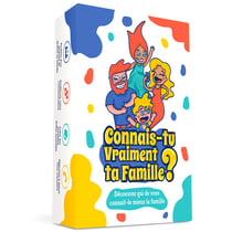 Connais-tu Vraiment ta Famille? Le Jeu Familial délirant Plein de devinettes, quizz et défis, Jeu de Societe Famille, Jeux de société Enfant & Parents