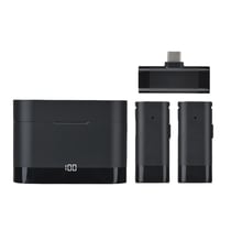 Microphone Sans Fil Haute Qualité Pour Téléphone Et Caméra Avec Réduction De Bruit Noir YONIS