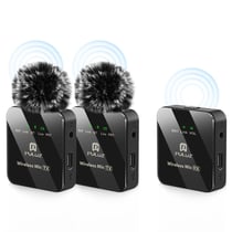 Microphone Sans Fil Lavalier Pour Vidéo Et Bluetooth Longue Autonomie 10h YONIS