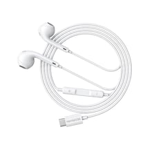 Mayaxess Écouteurs Filaires USB-C avec Micro intégré pour iPhone 15 / 15 Pro / 15 Pro Max / 15 Plus Blanc