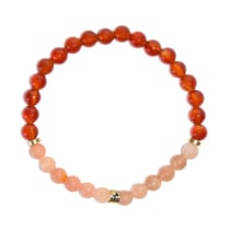 Bracelet Chakra Sacré Perles rondes 6 mm - Omsaé