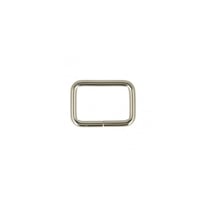 Lot de 2 passants métal 20mm couleur argent