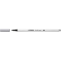 Lot de 10 feutres pointe pinceau - STABILO - Pen 68 brush - Gris clair