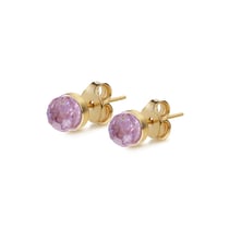 Boucles d'oreilles Aurora en pierres Améthyste
