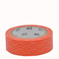 Masking tape - Seigaihamon akadaidai (orange) - 7 m x 15mm