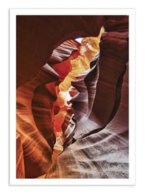 Affiche 30 x 40 cm - Antelope Canyon - Philippe Hugonnard