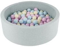 Piscine à balles rose bleu jaune - 150 balles