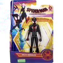 Figurine articulee : miles morales 15 cm across the spiderverse - spider-man - hasbro