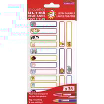 72 étiquettes plastifiées ultra-résistantes - Petits animaux