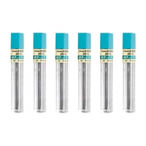 Mine de rechange pour porte-mine PENTEL - HI-POLYMER SUPER - 0,7 mm - Lot de 6 étuis de 12 mines