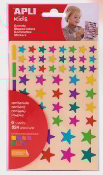 P 6F 624 GOMMET ENL ETOILES COUL. PEPS