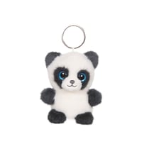 Peluche - Porte-clés en peluche Panda PING > gris ardoise – 8 cm