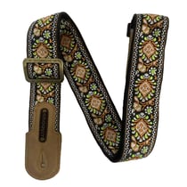 GROOVIT® – Sangle Jacquard Cachemire Solaire / Édition Métal