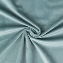 Tissu Velours ras d'ameublement uni Bleu gris