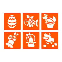 Graine Créative - Pochoirs spécial Pâques 6 pièces